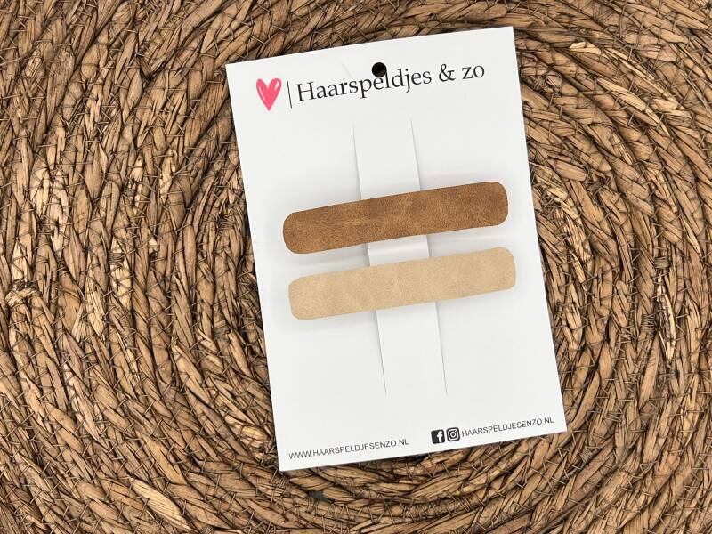 French Barrette set 1 - 8 cm speld / clip - meiden - dames - volwassenen