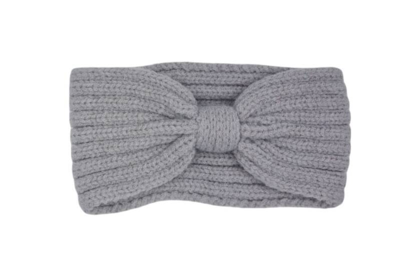 Hoofdband winter - dames - vrouwen - grijs
