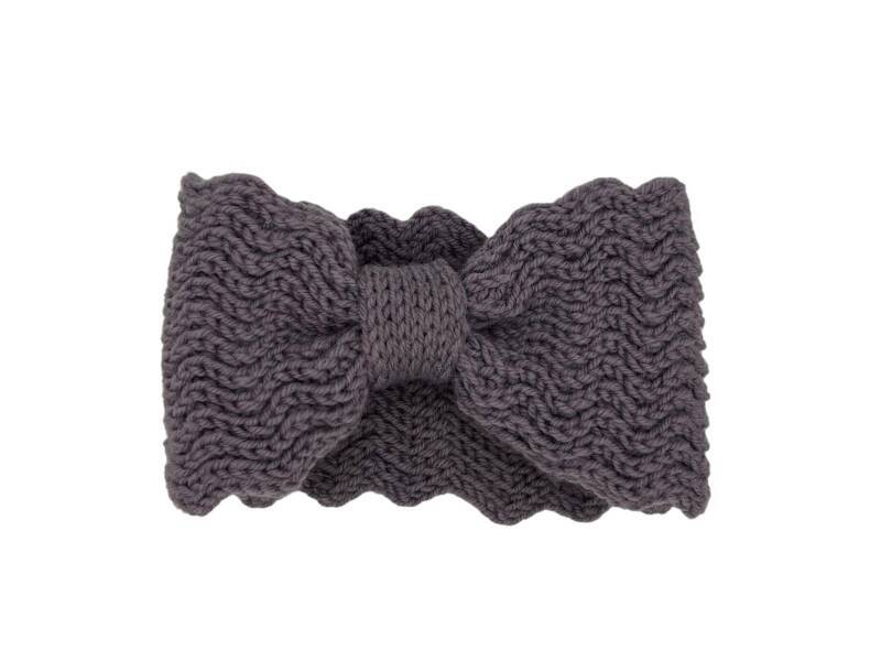 Hoofdband winter - dames - vrouwen - grijs/blauw