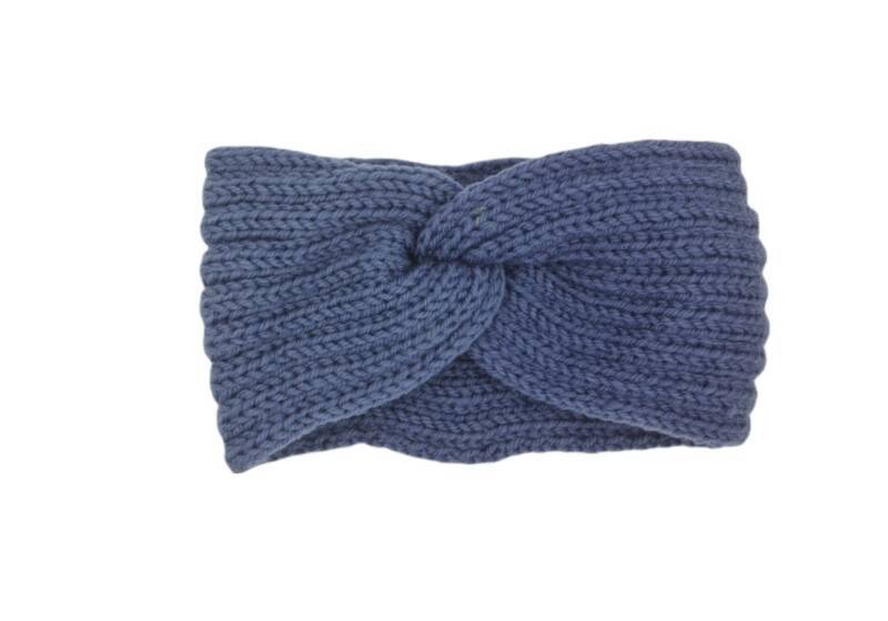 Hoofdband winter - dames - vrouwen - lichtblauw