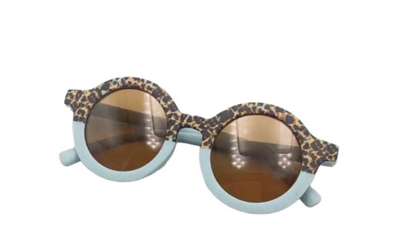 Kinder-zonnebril voor jongens/meisjes - kindermode - fashion - zonnebrillen - blauw - panter