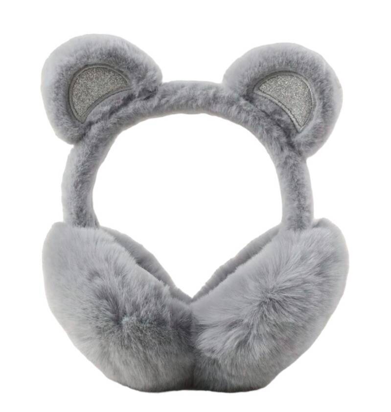 Oorwarmers kind - winter - warm - meisjes - grijs