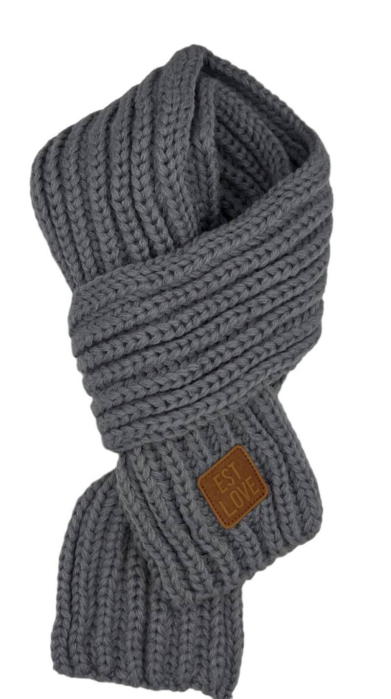 Sjaal - grijs - kind - peuter - kleuter