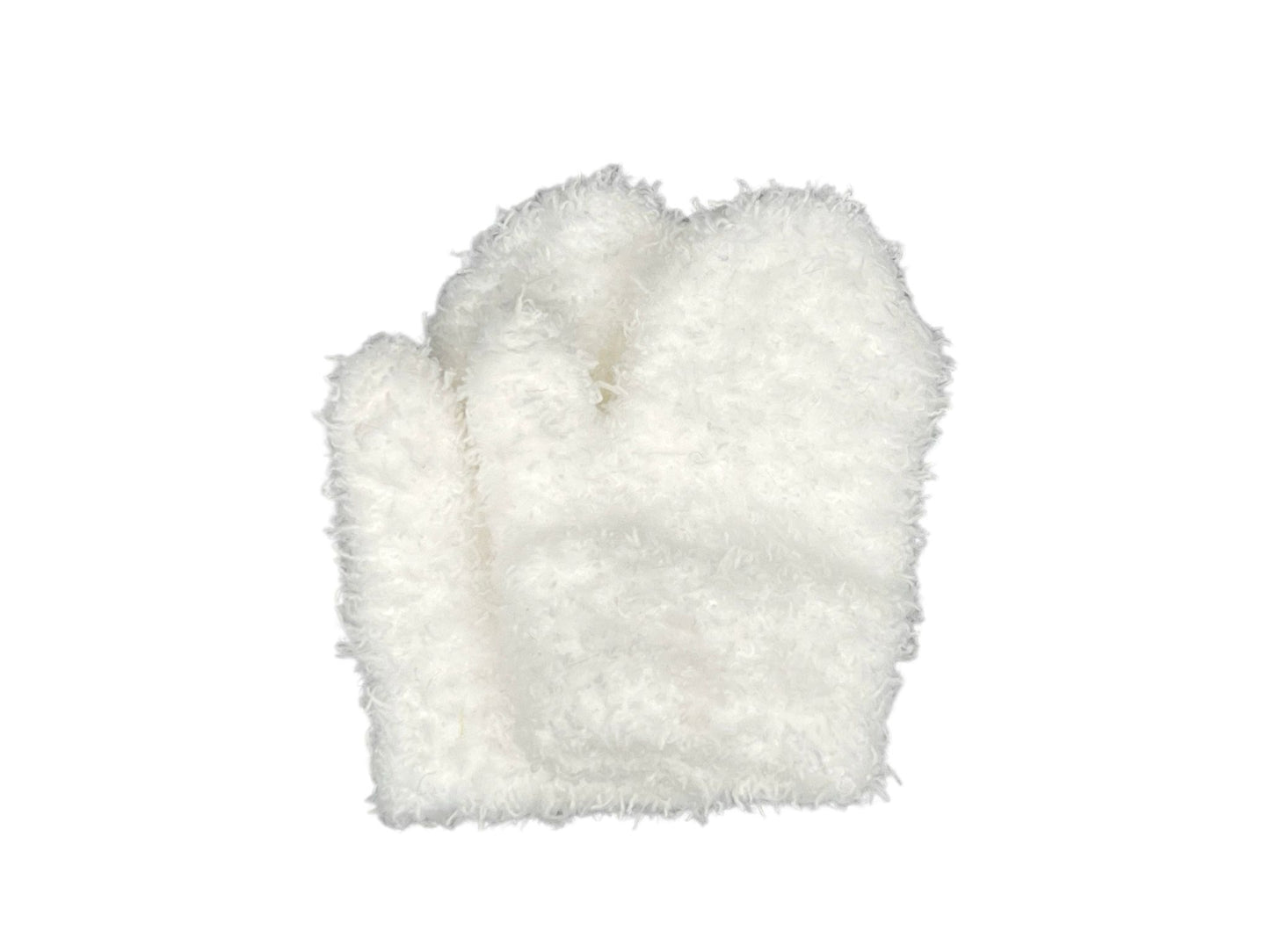 Wanten - handschoenen - baby - teddy - winter - warm - wit