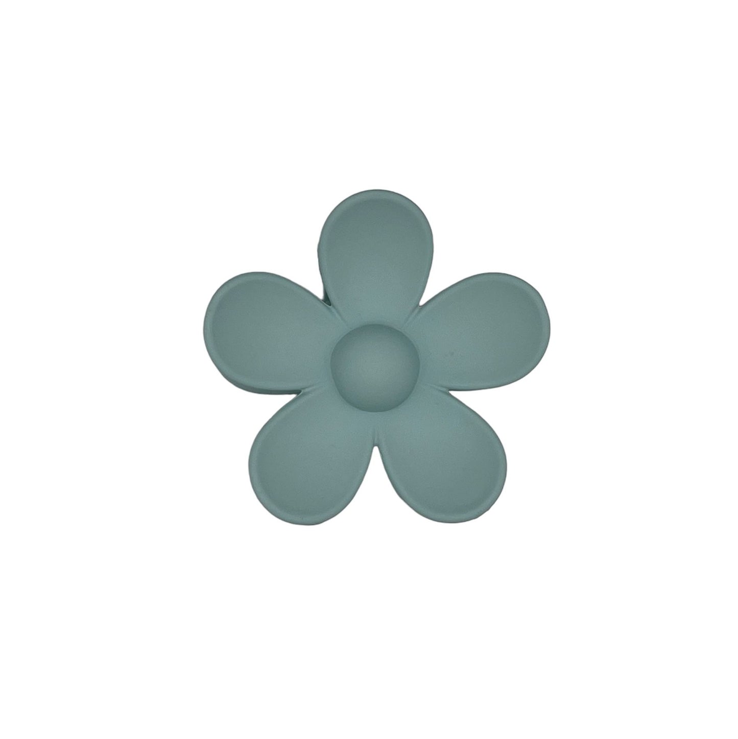 Pince à cheveux - griffe à cheveux - fleur - bleue