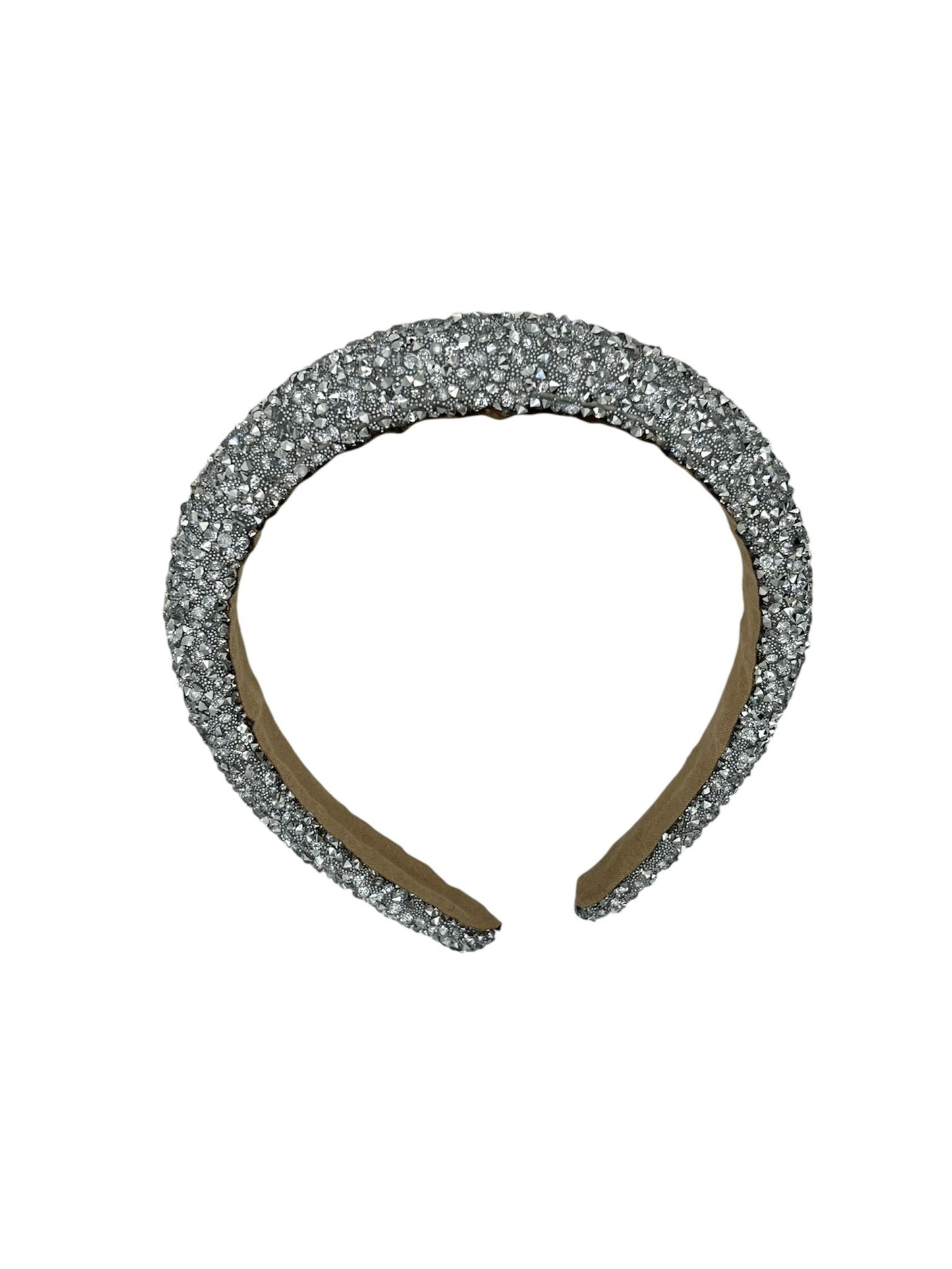 Diadeem - haarband - fashionable - haaraccessoire - kinderen - volwassenen - kerst - feestdagen - chunky - glitters - glimmend - zilver