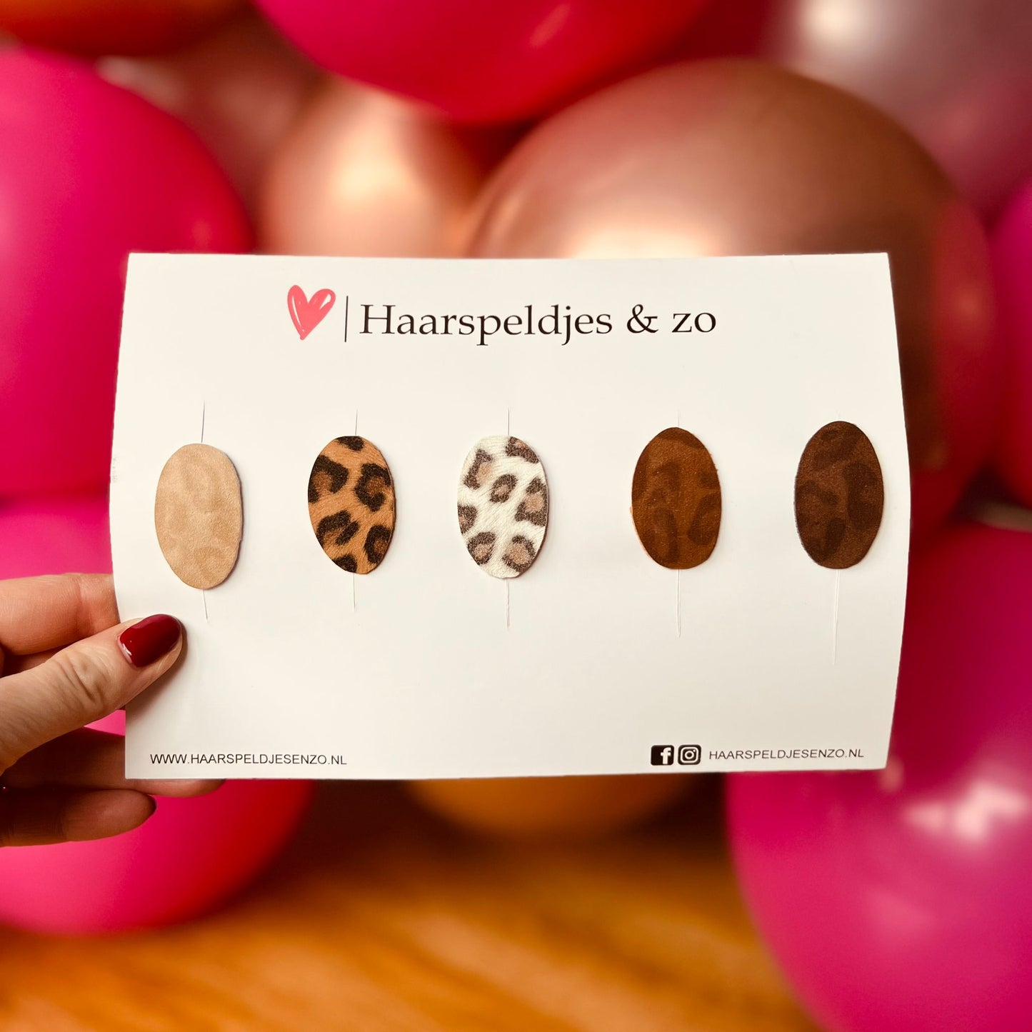 Haarspeldje antislip - baby's - kinderen - meisjes - setje 10 - mix - imitatieleer
