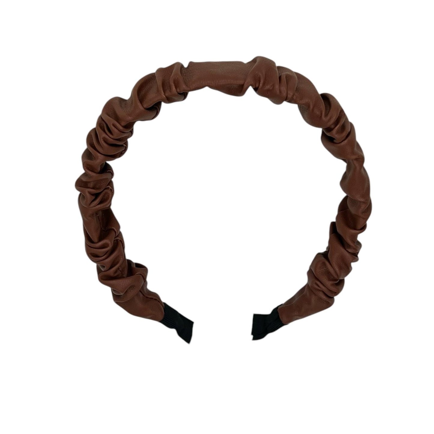 Bandeau - simili cuir - marron