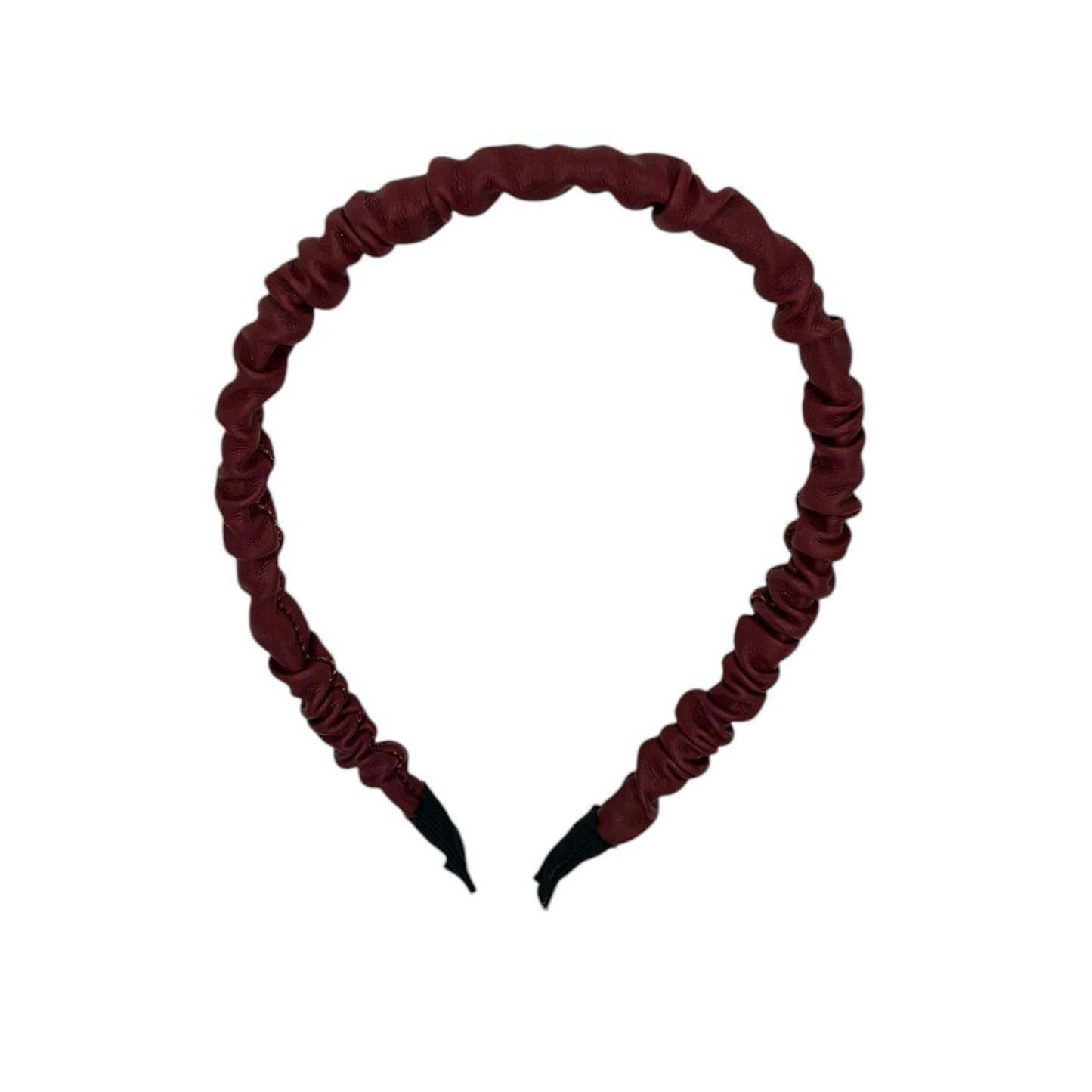 Bandeau - simili cuir - rouge