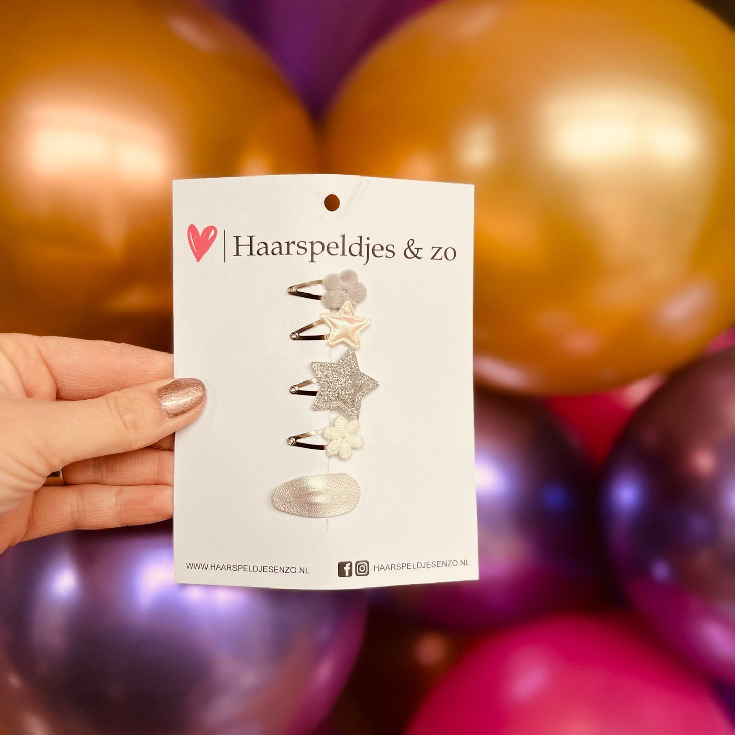 Pinces à cheveux pour bébé - mini - 2 cm - pour les premières mèches - imitation cuir - fleurs - cœurs - étoiles - Noël - fêtes - paillettes - argent