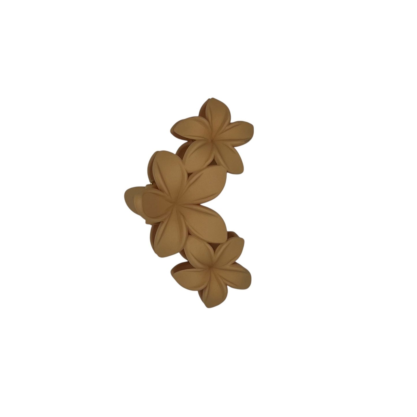 Hair clip - hair claw - hair clip - sand/beige - girls - women - flowers