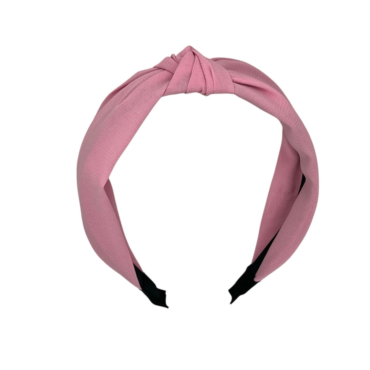Bandeau en tissu noir à nœud