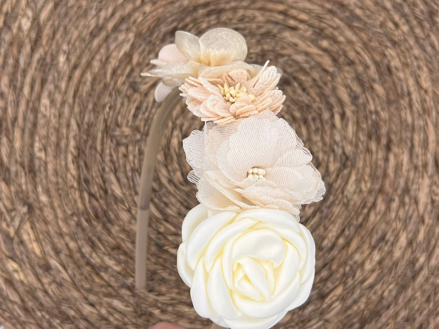Diadeem bridesmaid en baby haarbandje (bruidsmeisje)