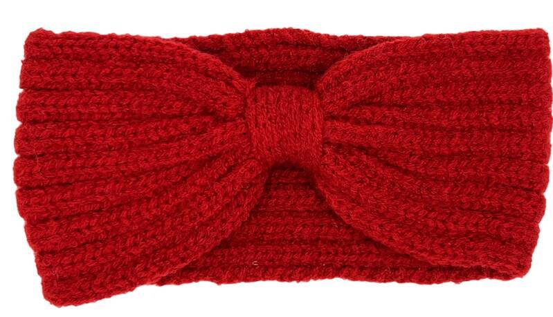 Hoofdband winter - dames - vrouwen - rood
