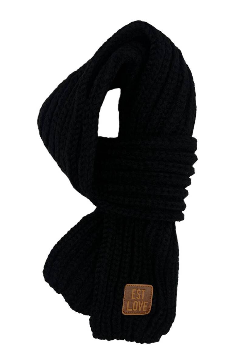 Sjaal - zwart - kind - peuter - kleuter