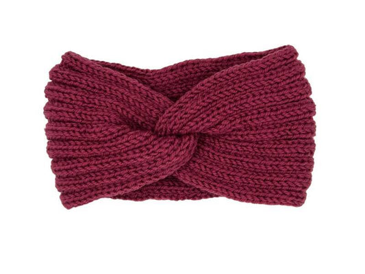 Hoofdband winter - dames - vrouwen - paars