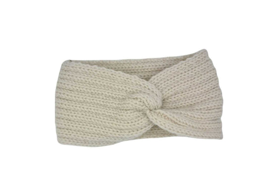Hoofdband winter - dames - vrouwen - beige