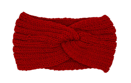 Hoofdband winter - dames - vrouwen - kinderen - rood