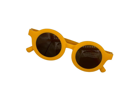 Children's sunglasses for boys/girls - children's fashion - fashion - sunglasses - yellow - ochre yellow