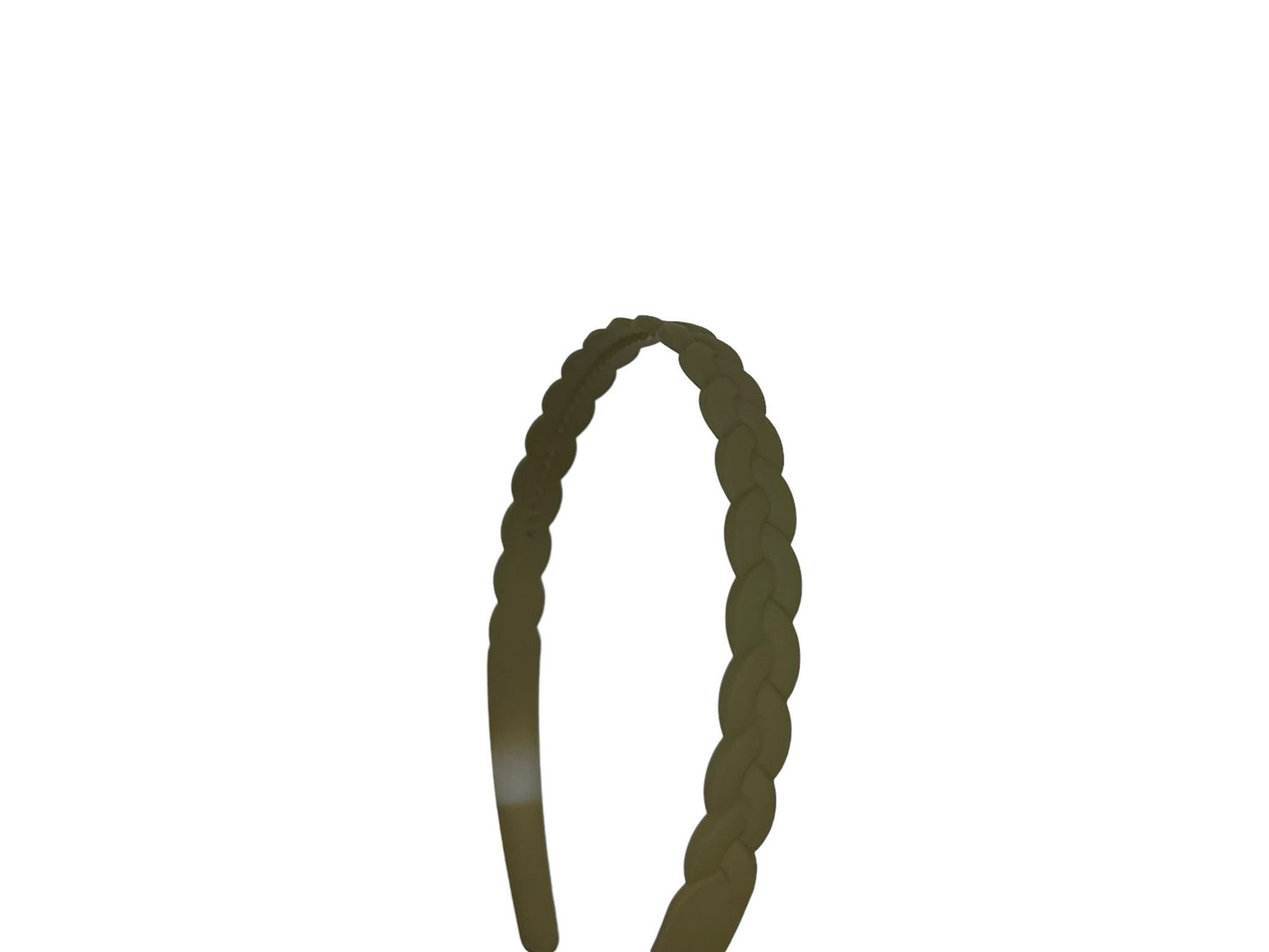 Diadeem - basic - haarband - vlecht - tandjes - groen