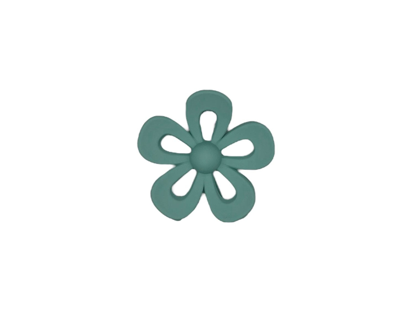 Haarklem - haarklauw - open bloem - flower - turquoise