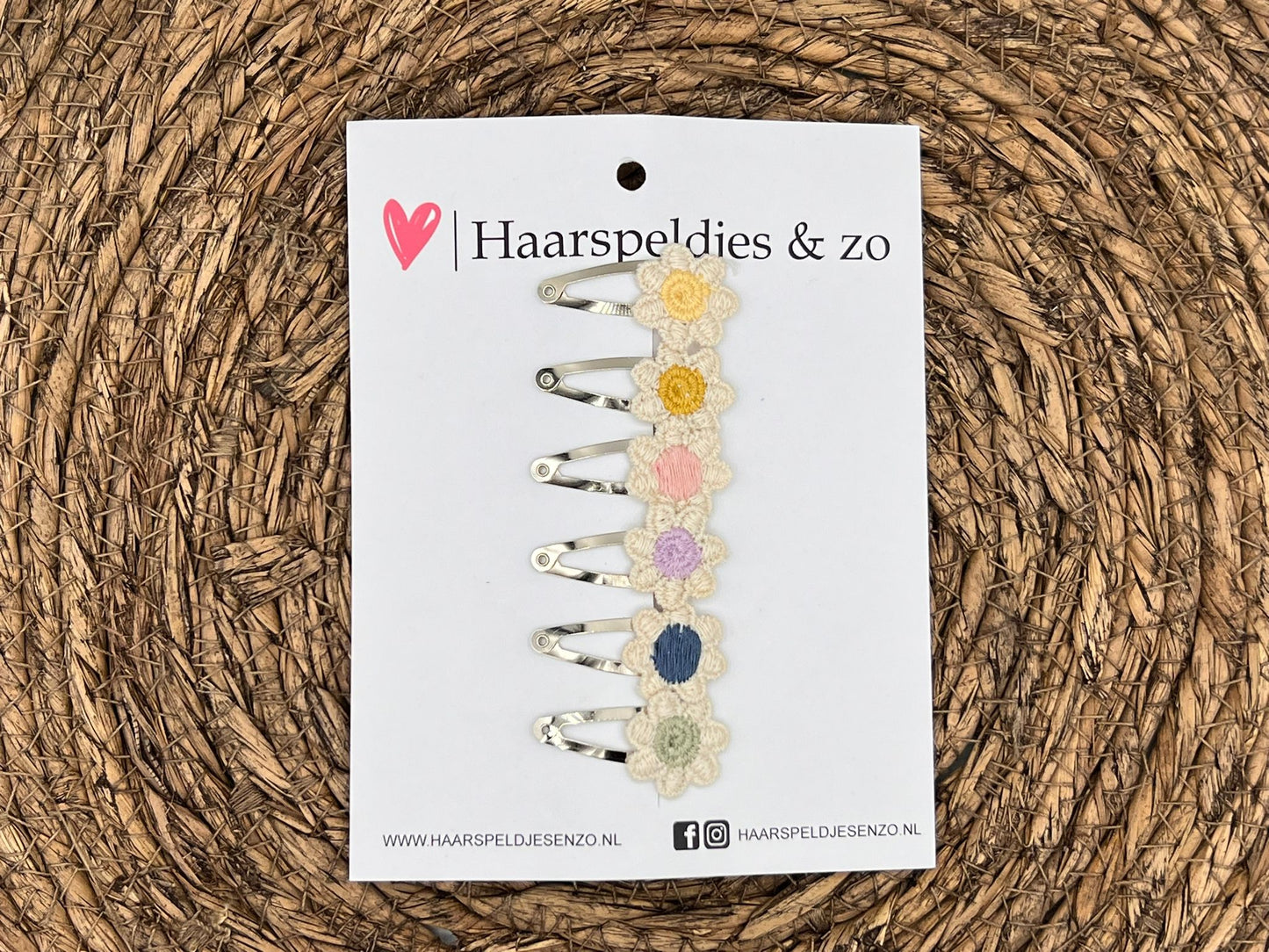 Ensemble de 11 pinces à cheveux fleuries - fleurs - printemps - été - épingles de 3 cm