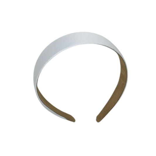 Tiara - fabric - headband - white