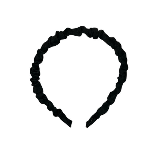 Tiare - tissu - bandeau - noir