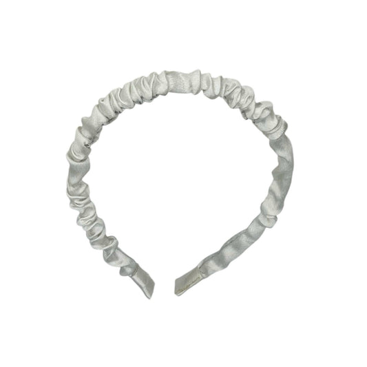 Tiare - tissu - bandeau - blanc