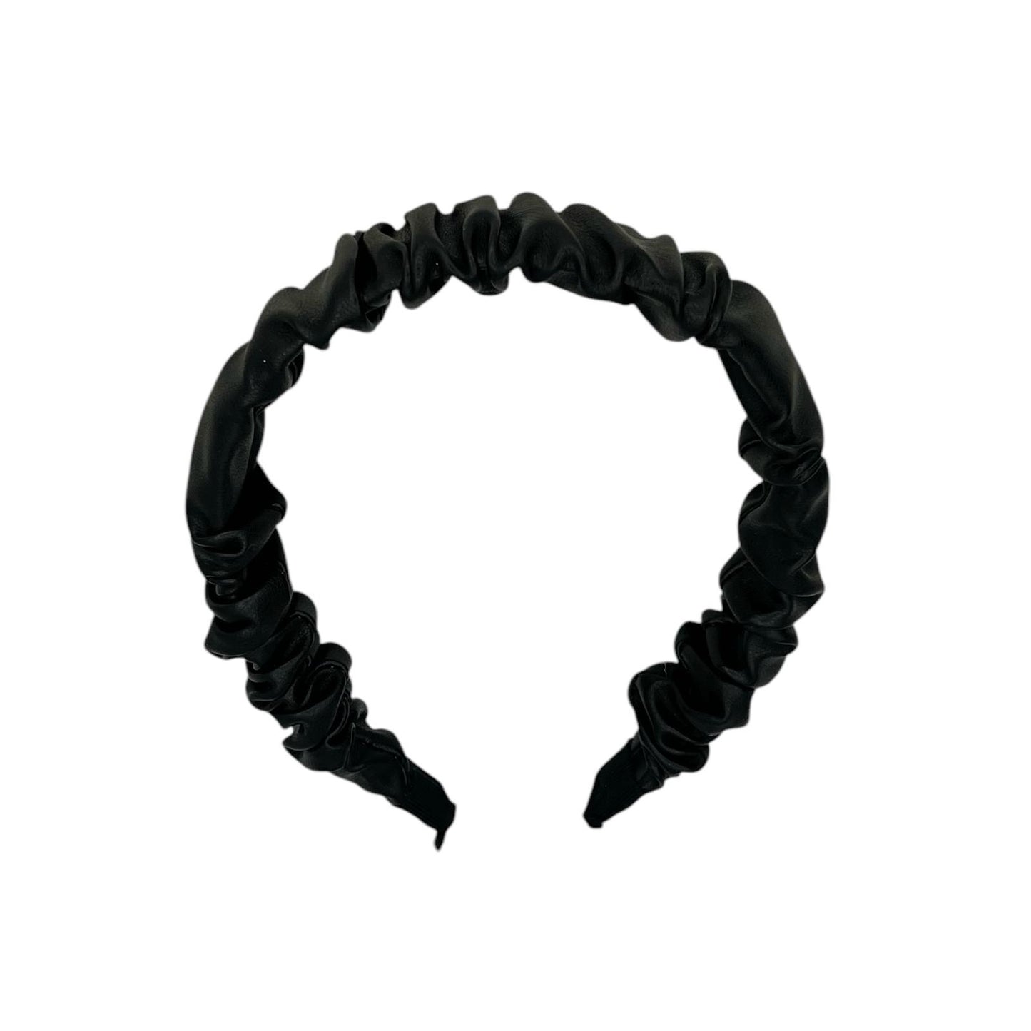 Bandeau - simili cuir - noir