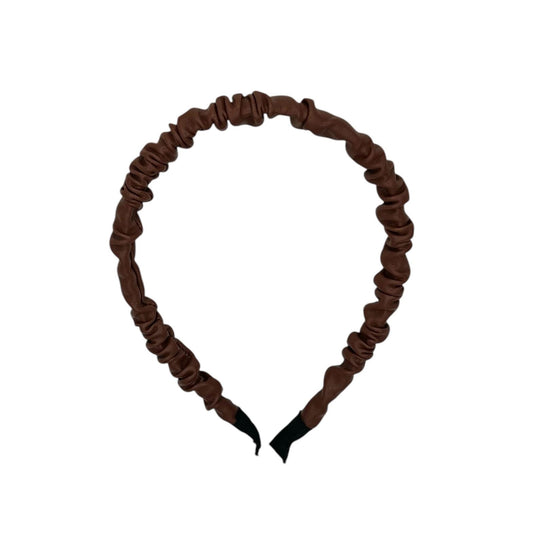 Bandeau - simili cuir - marron