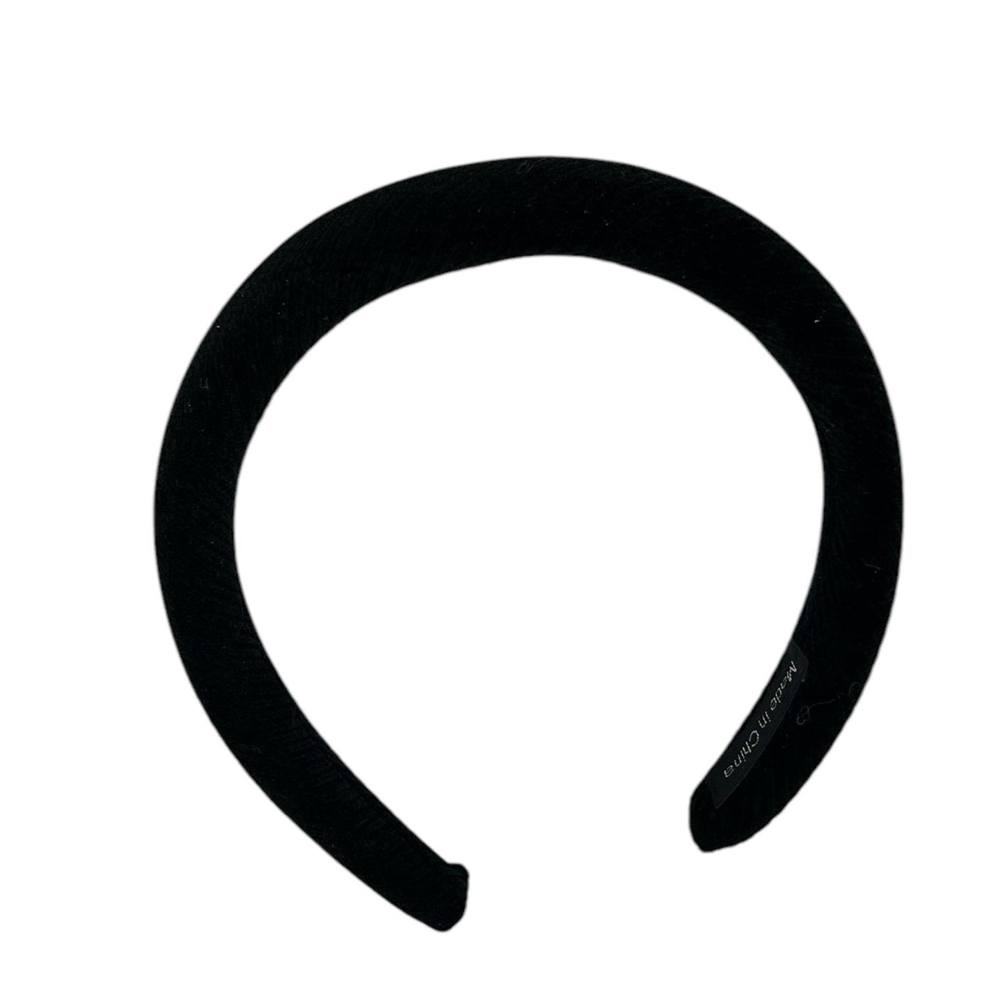 Diadeem - stof - haarband - zwart