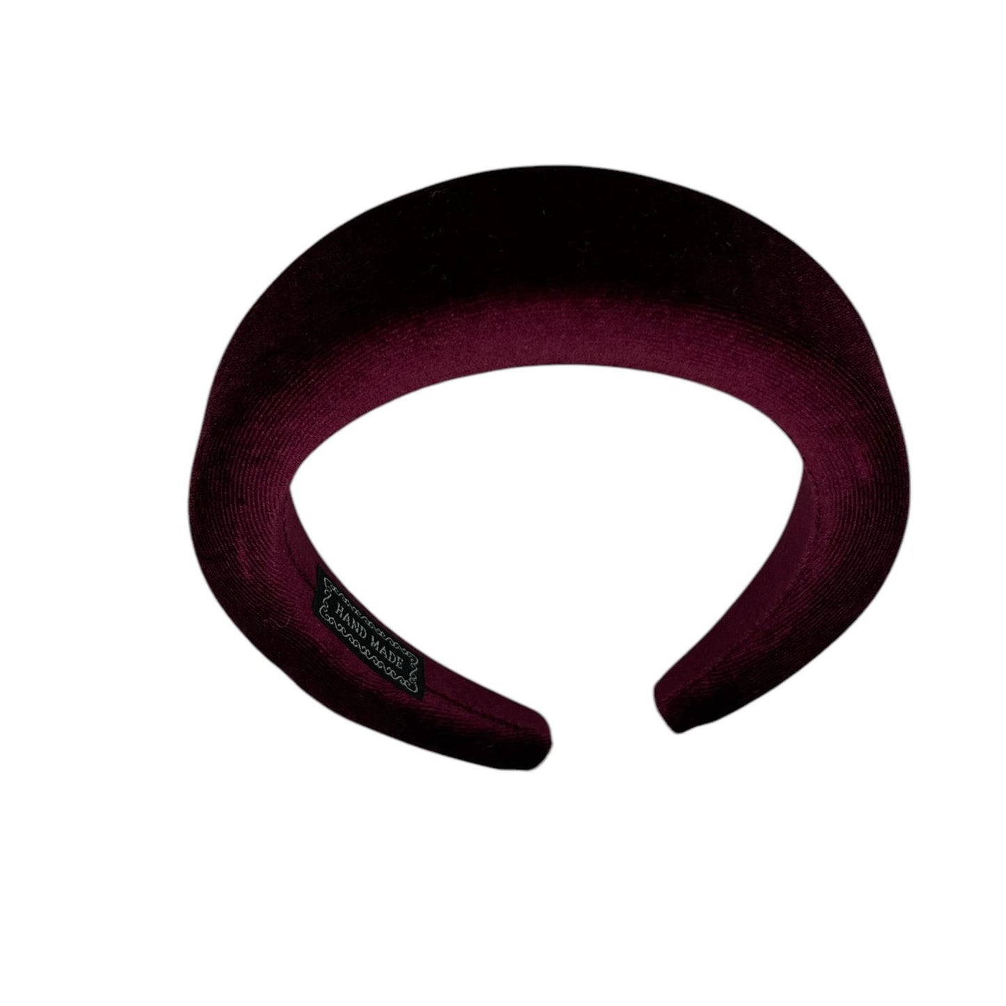 Tiare - tissu - bandeau - velours rouge