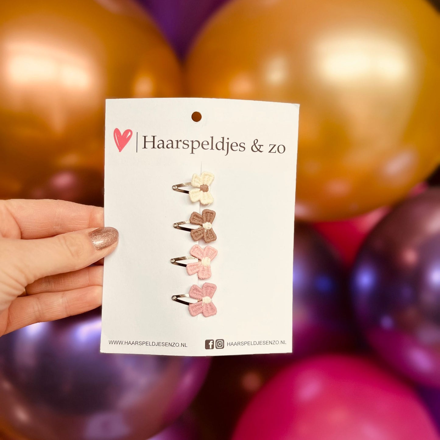 Baby hair clips - mini - 2cm large - for the first locks of hair - bows - beige/brown/pink