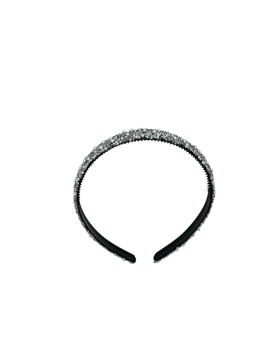 Diadème - bandeau - à la mode - accessoire pour cheveux - enfants - adultes - Noël - fêtes - épais - paillettes - brillant - argenté