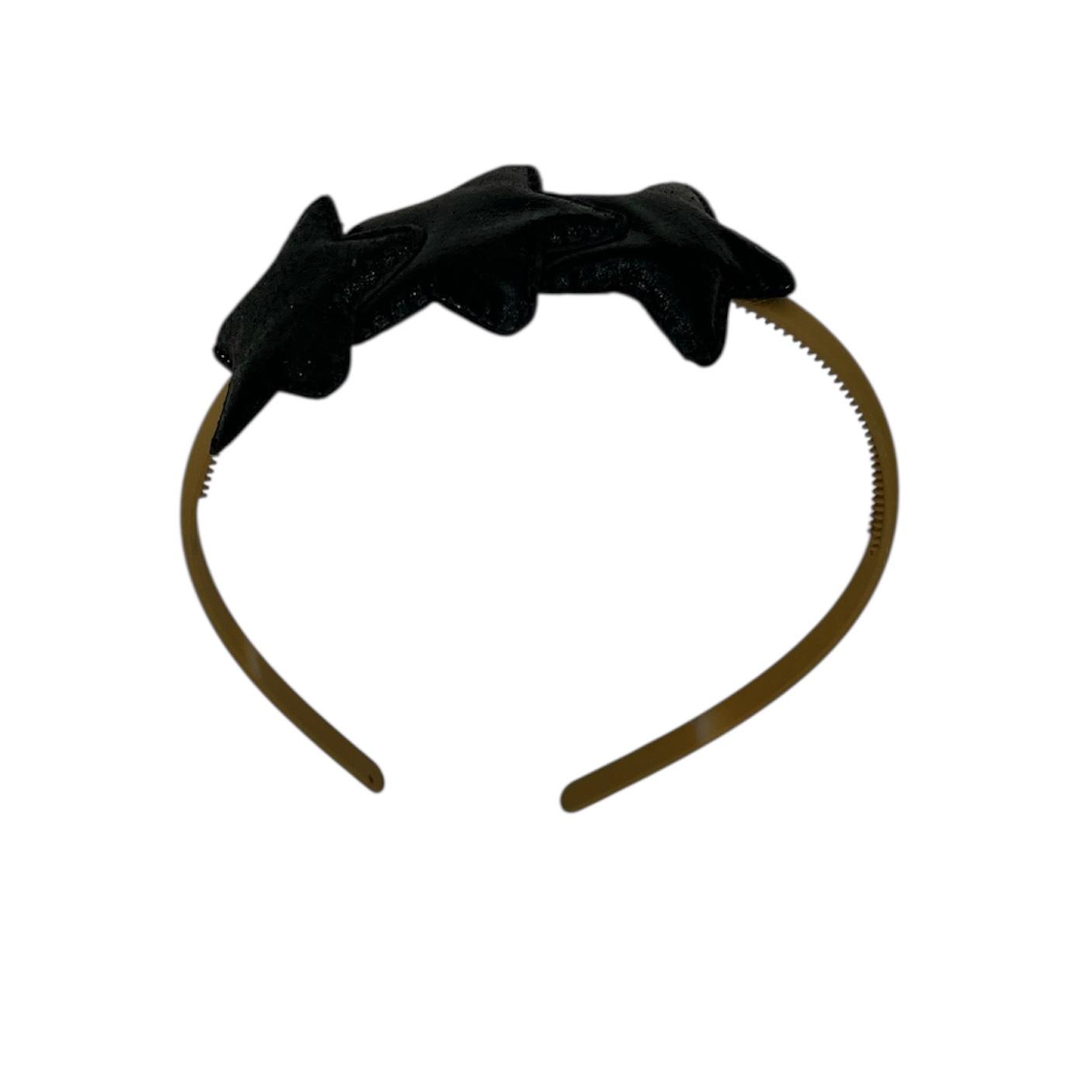 Diadème à étoiles - Collection Noël - Brillant - Étoile - Noir - Diadème kaki