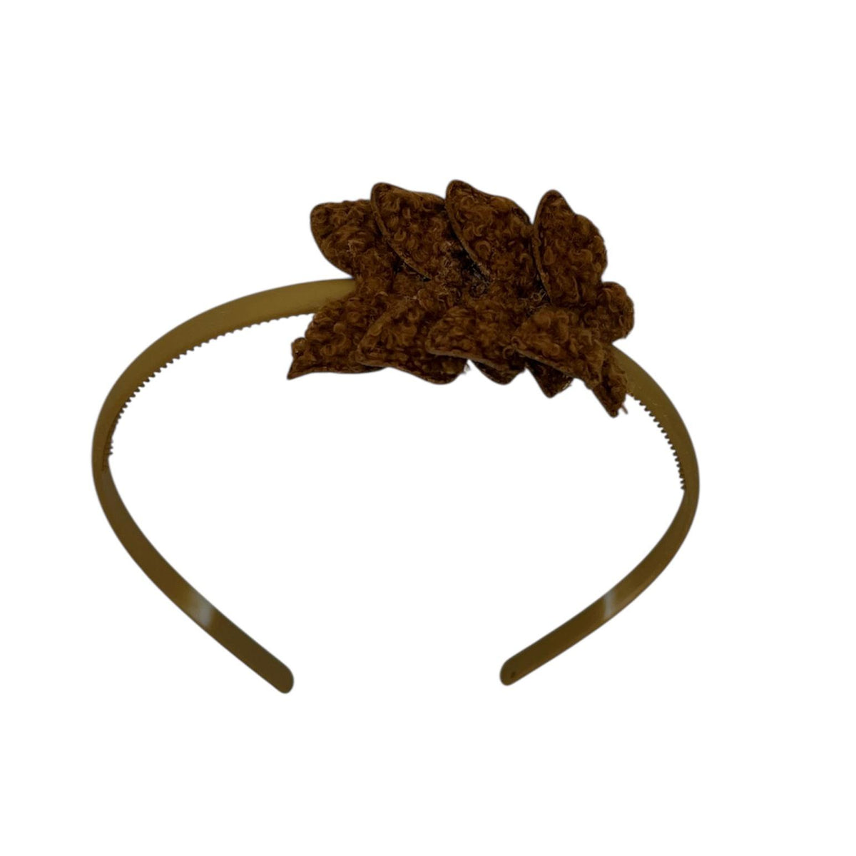 Bandeau à papillons - bandeau kaki - ours en peluche - marron
