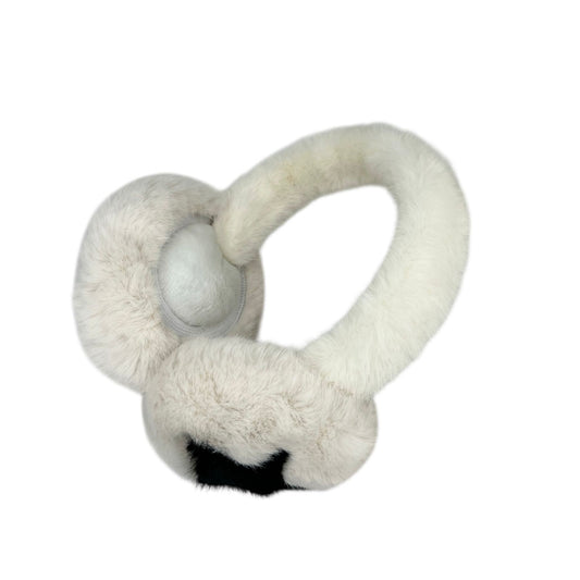 Oorwarmers kind - winter - warm - meisjes - ster - wit/zwart