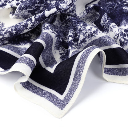 Women's scarf - mini scarf - women's fashion - square scarf - satin look - animal print - black