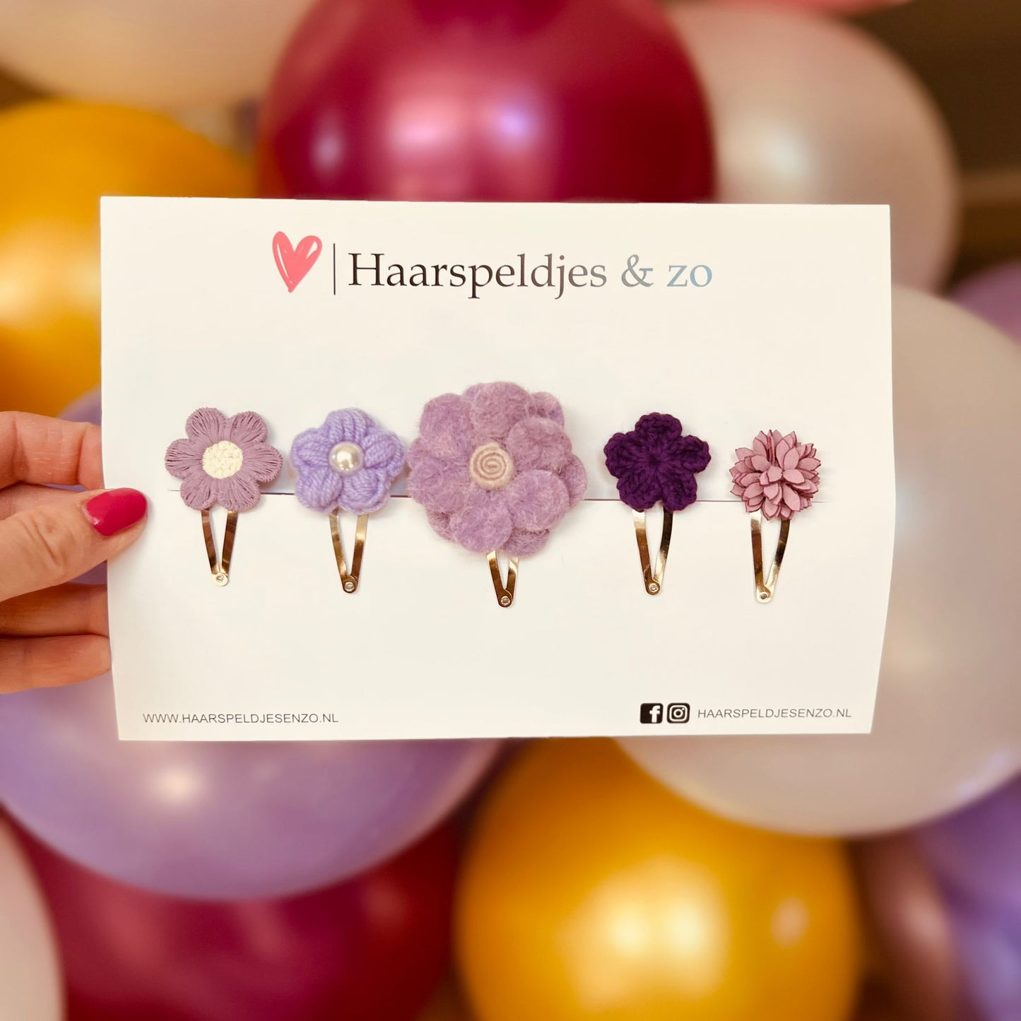 Assortiment d'essai - mélange de différentes épingles - fleurs - épingles de 4 cm - beige/marron