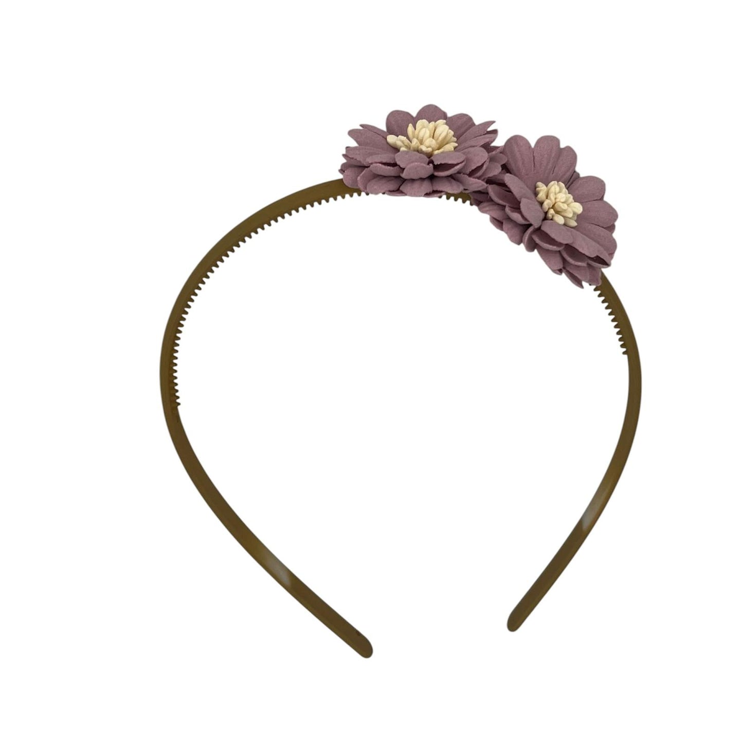 Diadème fleur - floraison - fleurs - diadème noir - jaune