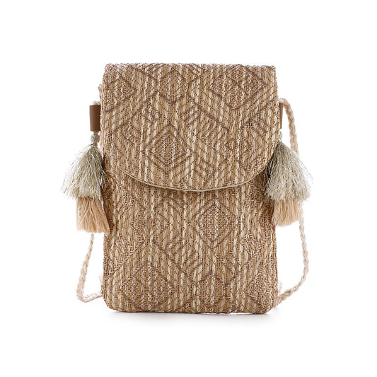 Beach bag - double handle - beach shopper - beach bag - beige
